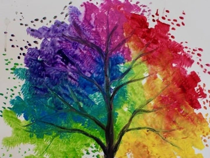 Davinci Kids Pop Up Paint Class Rainbow Tree