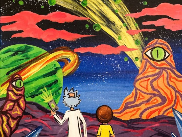 Rick And Morty At Grandma S House