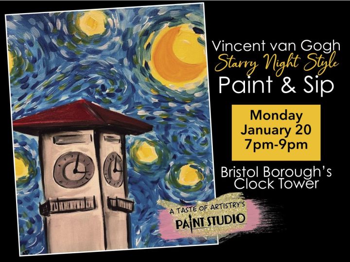 Paint Sip Bristol Borough S Clock Tower Van Gogh Style