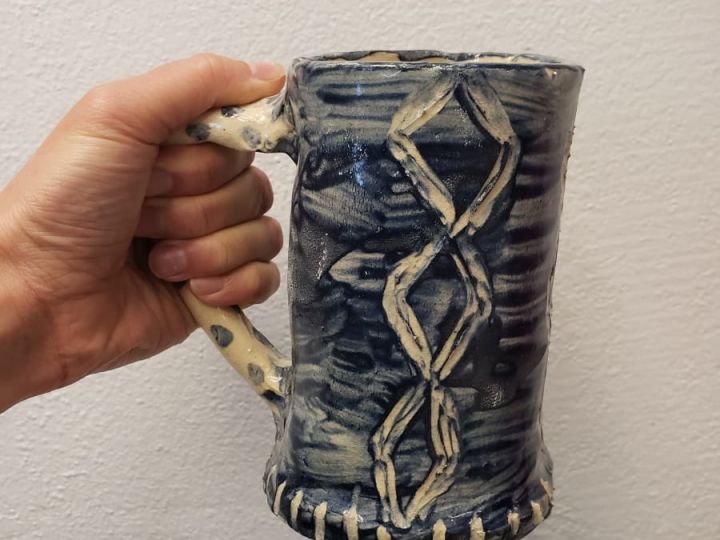 Beer Stein HandBuilt Pottery Date Night