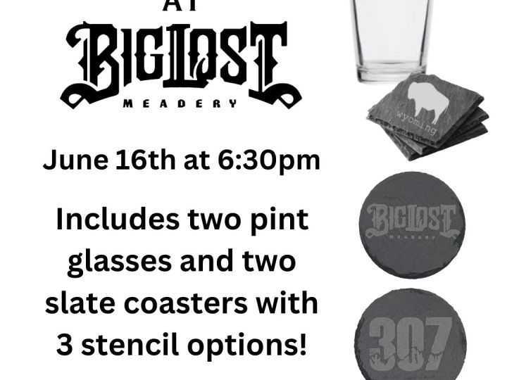 Glass Etching Class at Big Lost Meadery