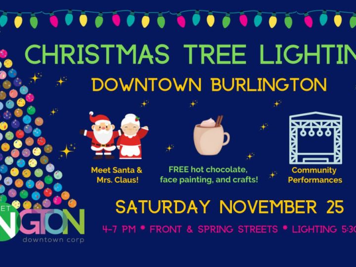 Downtown Burlington Christmas Tree Lighting