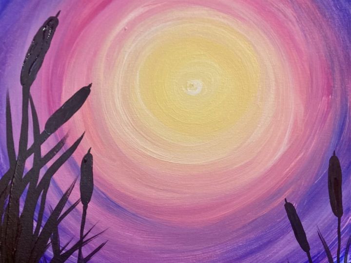 PAINT PARTY at DULCE COMMUNITY CENTER CATTAILS AT SUNDOWN