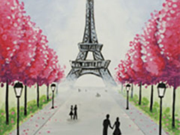 Byob Canvas Class Nw Eiffel Tower