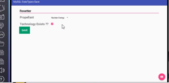 MySQL Insert From CheckBox,Spinner