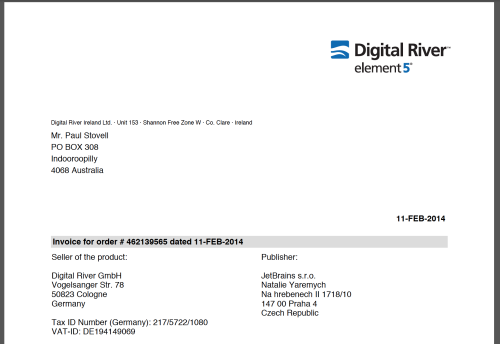 selling software processing orders paul stovell invoice selling