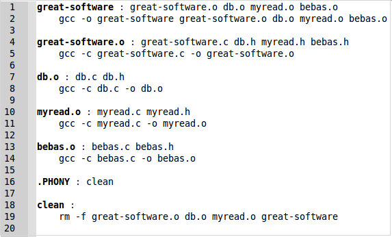 Makefile Excercise 1