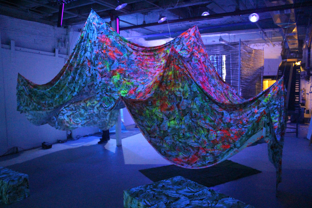 Tzu Huan Lin, The Yellow Snake Is Waiting, Installation Shot ,courtesy to the artist.