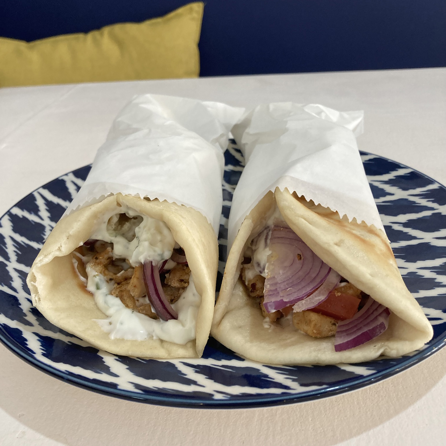 Yiros / Gyros  (Greek shawarma / wrap)