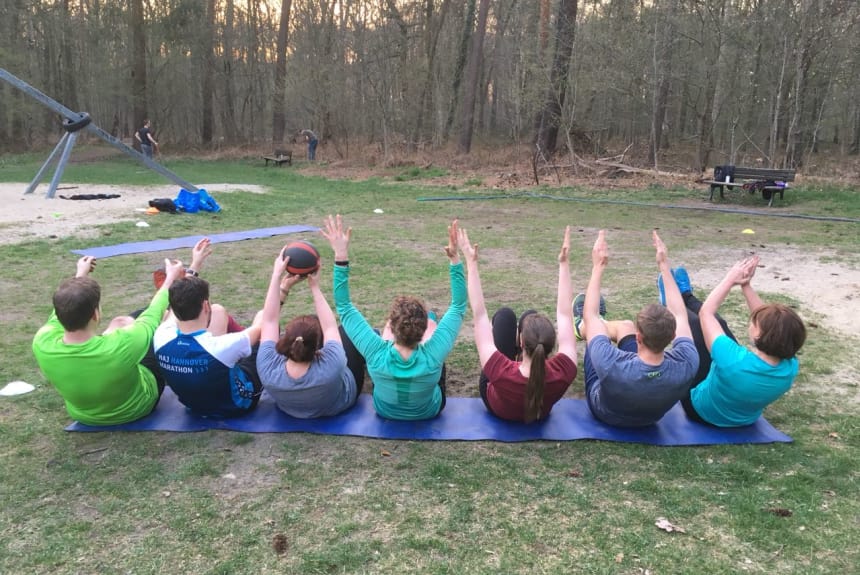 Outdoor Bootcamp Hannover Spass und Spiele beim Training