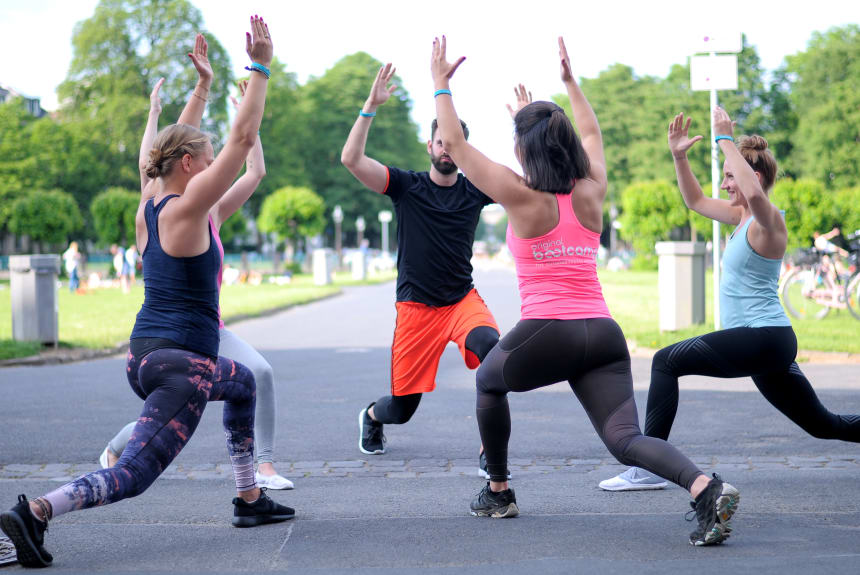 Bootcamp Fitnesstraining Bonn Motivation im Kreis