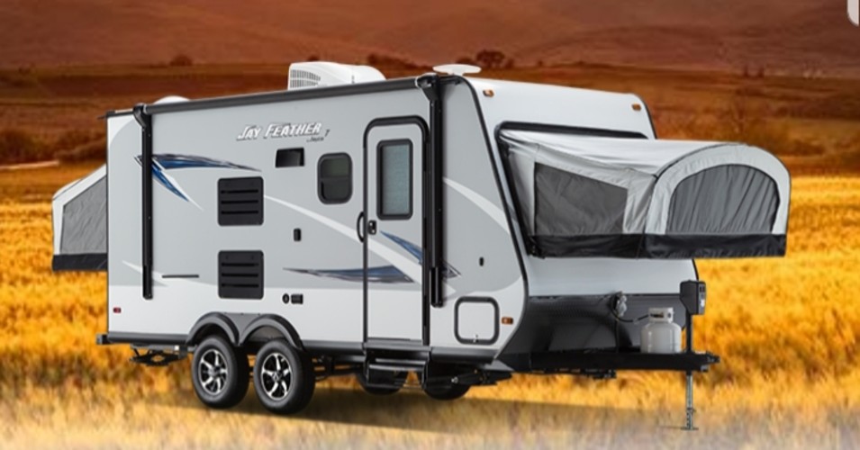 beautiful rv with a dining area