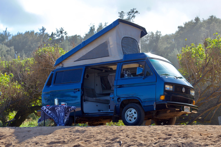 charming vw westfalia with automatic transmission in kapa'a