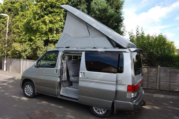spacious campervan with an extendable roof top