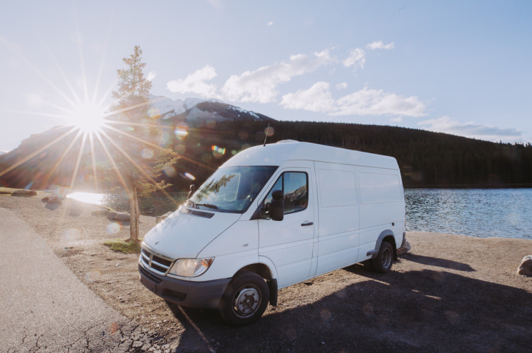 well-furnished sprinter van