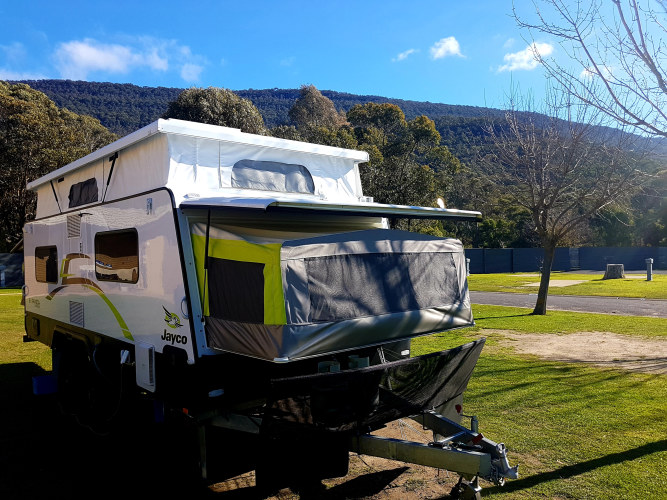 convenient trailer with comfortable beds