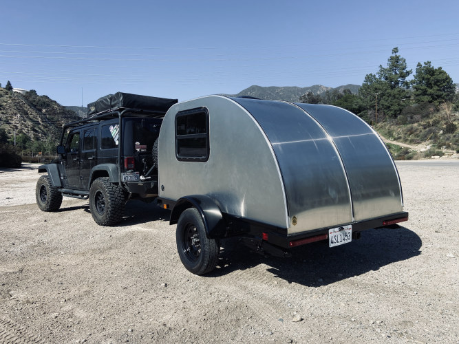 teardrop trailer rental los angeles | custom teardrop camper