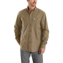 Men's Rugged Flex Relaxed Fit Midweight Canvas Long-sleeve Shirt