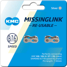 Chain ML57305, MissingLink 7.3R, CL573R, Silver, 2/board