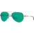 Palladium w/White Temples Frame - Green Mirror 580G