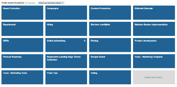 trello templates