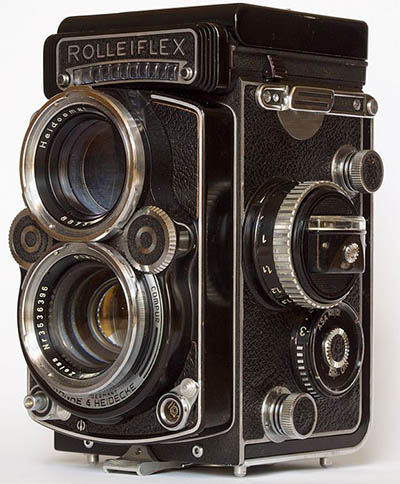 Rollieflex twin lens reflex camera