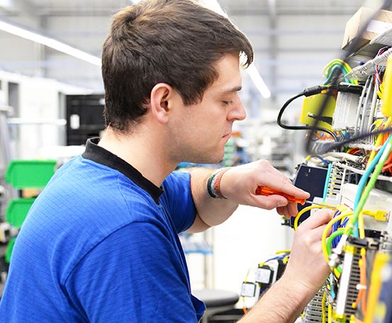 engineer working