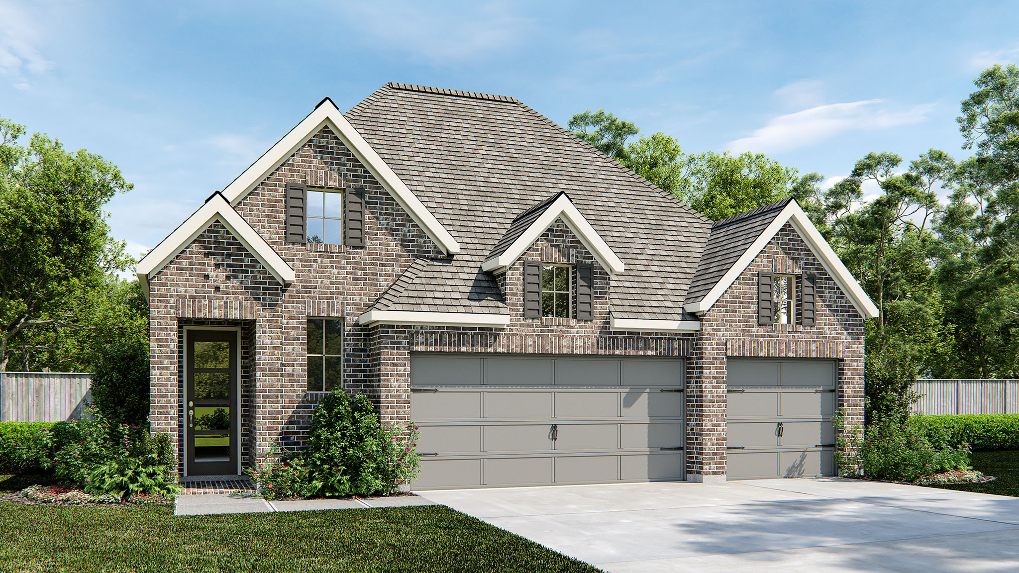 2263W House Plan in Bridgeland 50, Houston, Texas | Available to Build