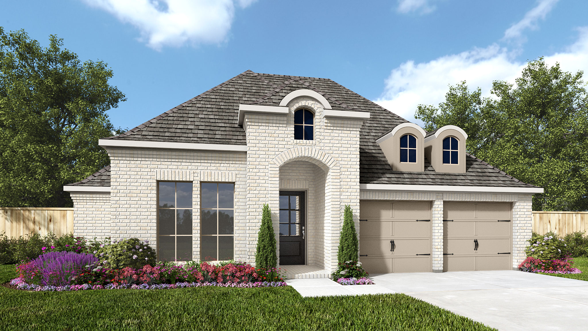 2586W House Plan in Bridgeland 55, Houston, Texas | Available to Build