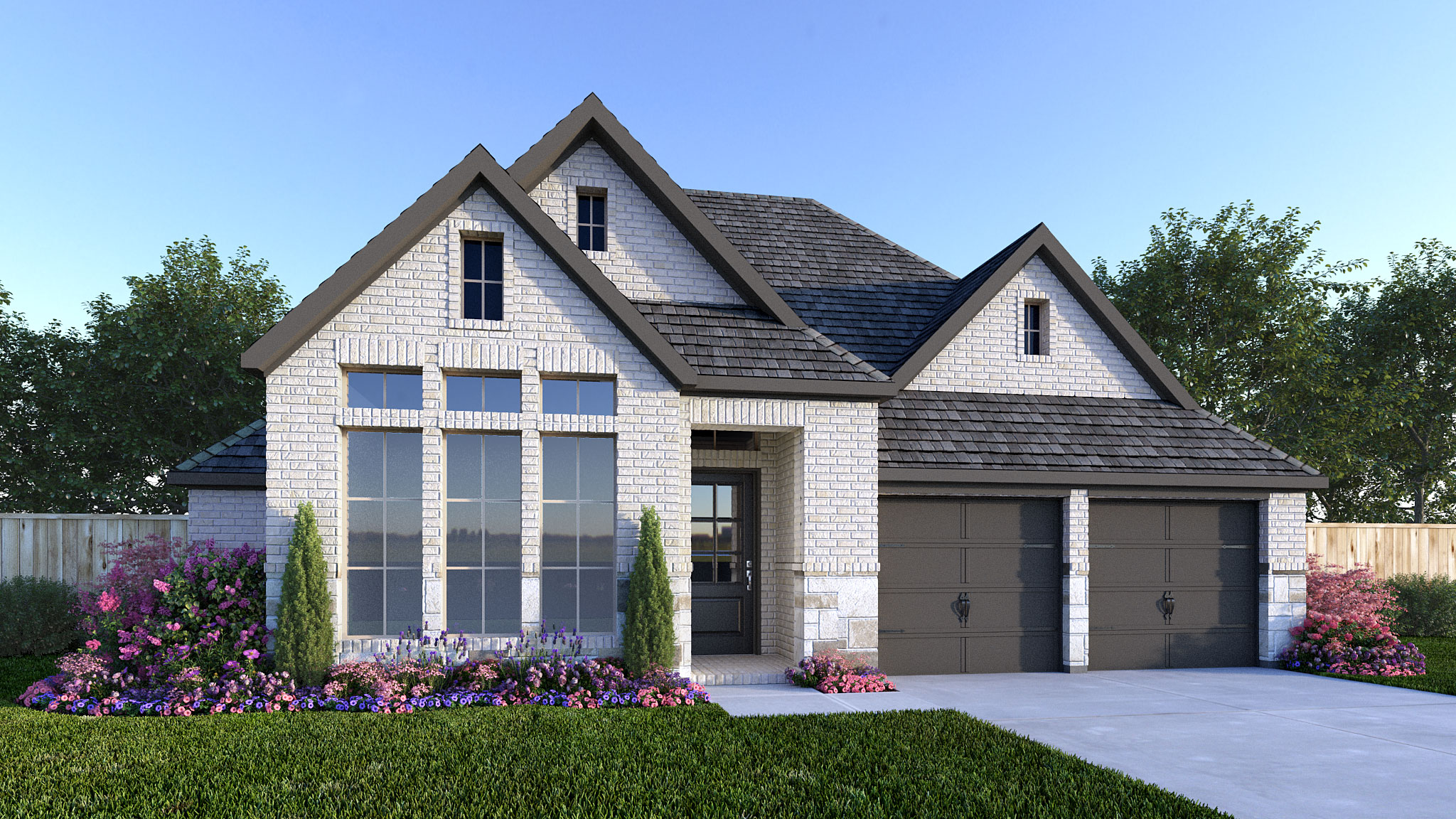 2586W House Plan in Bridgeland 55, Houston, Texas | Available to Build