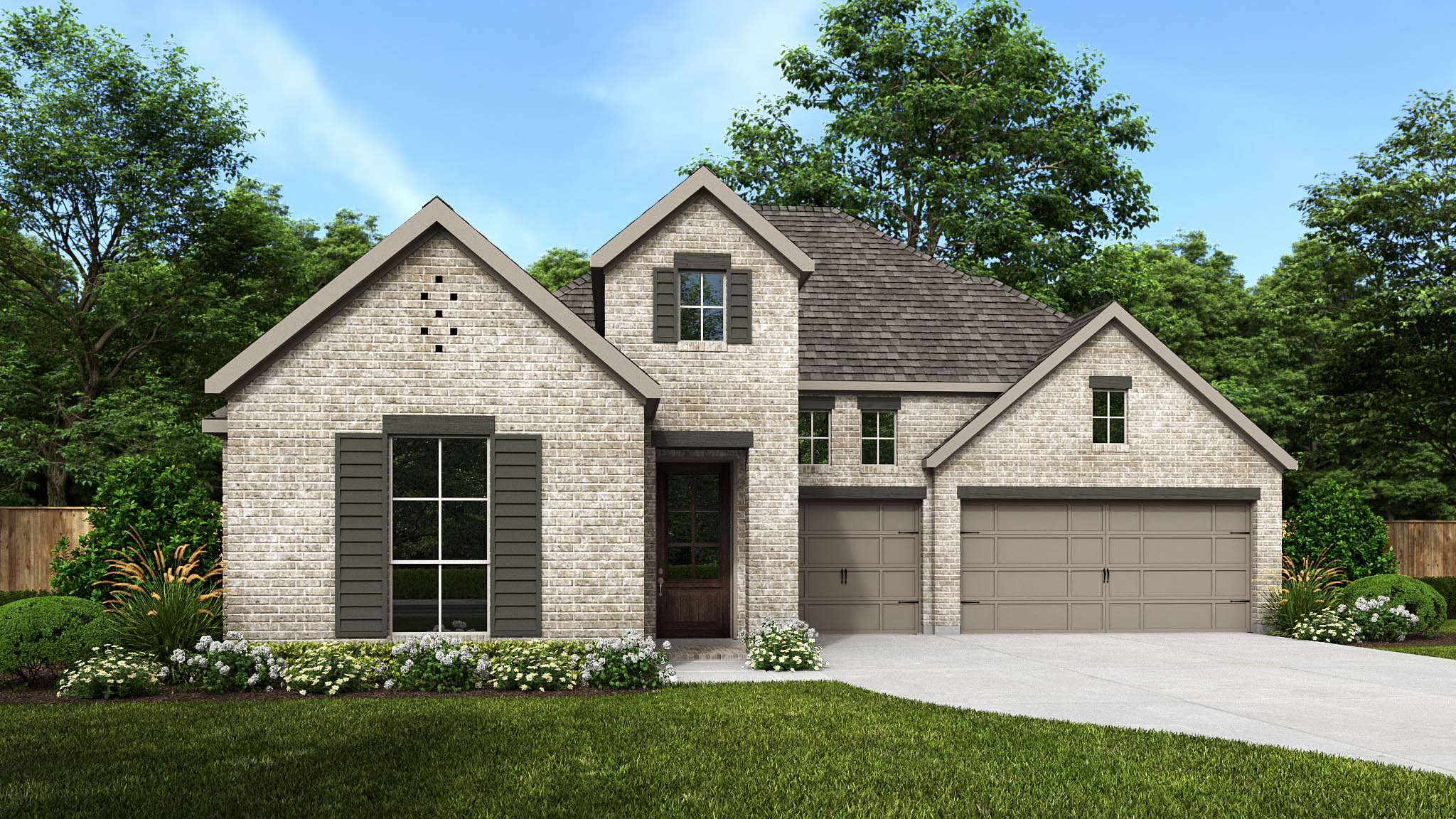 2600W House Plan in Terraces 62, Dallas, Texas | Available to Build