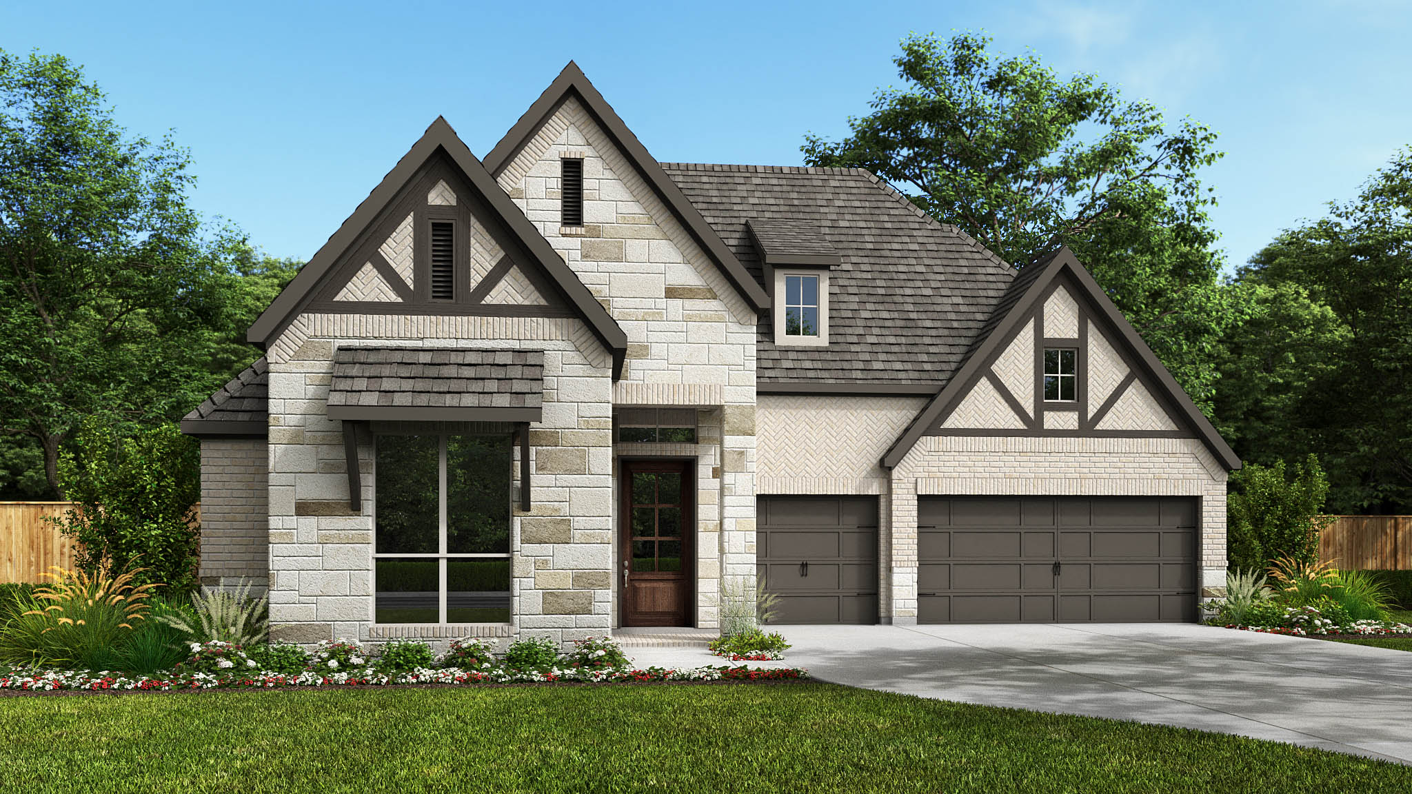 2600W House Plan in Terraces 62, Dallas, Texas | Available to Build