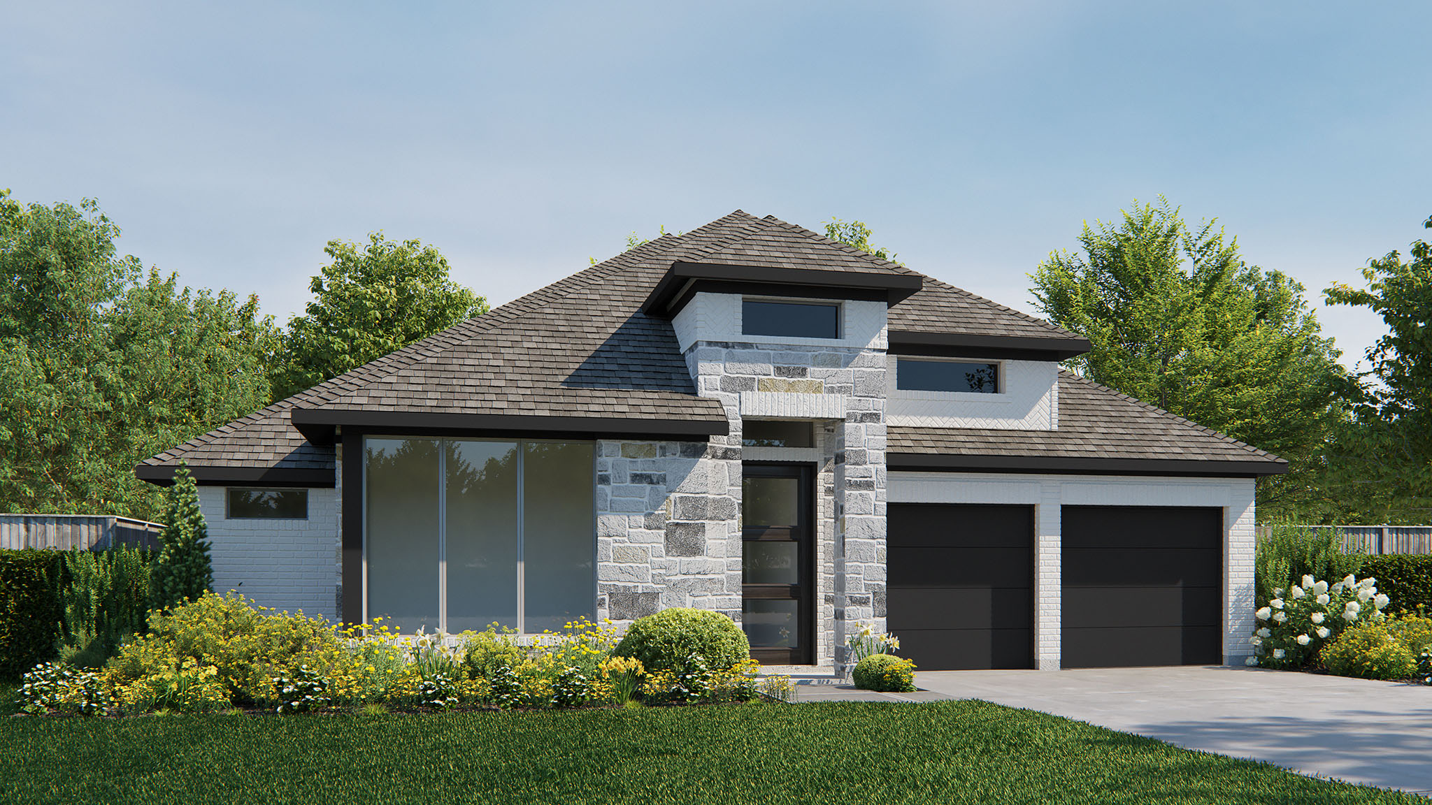 2911W House Plan in Cross Creek West 55, Houston, Texas