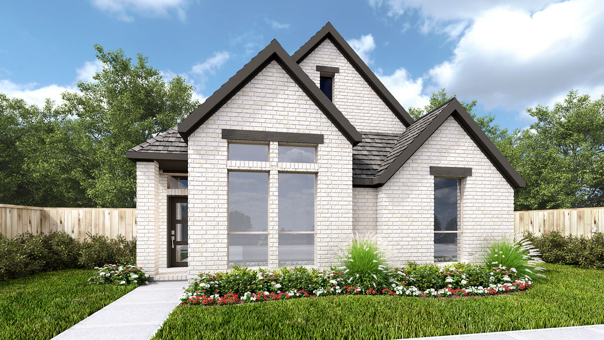 1561W House Plan in Bridgeland Central 40, Houston, Texas