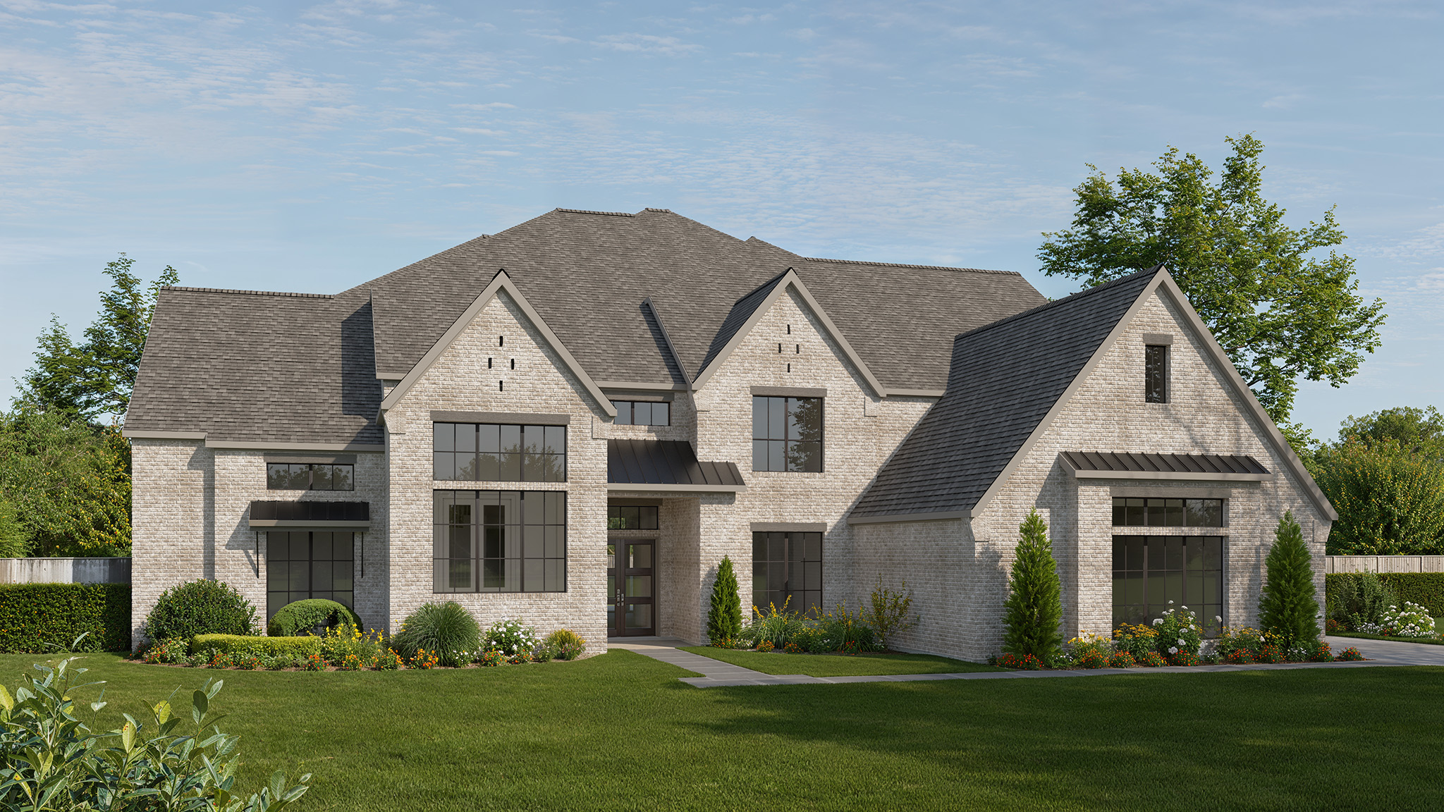 6321A House Plan in Bristol Valley 1 Acre, Dallas, Texas