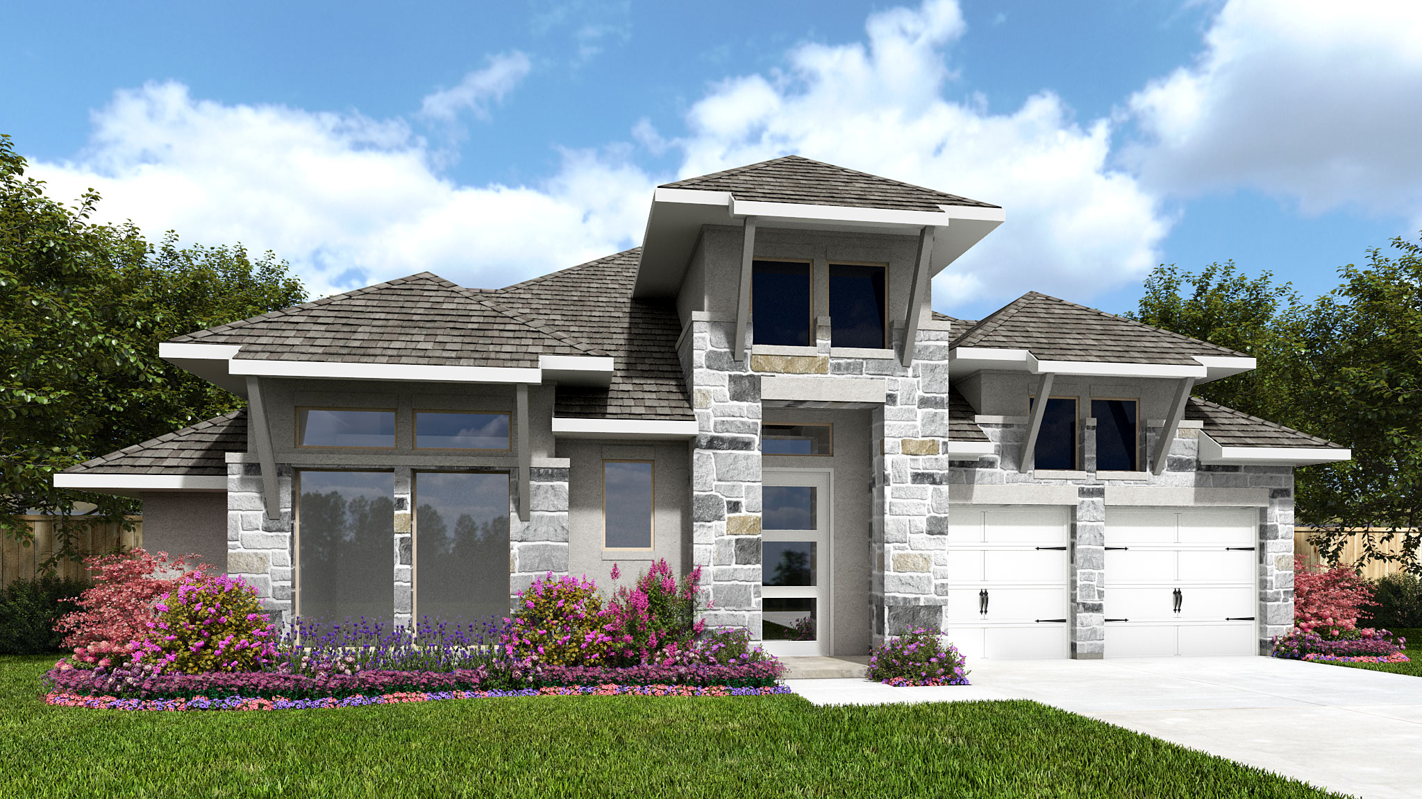 3206W House Plan in Everly 60, Houston, Texas | Available to Build