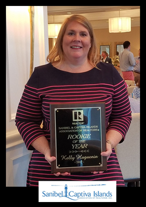 Sanibel Realtor Kelly Huguenin Real Estate Rookie of the Year 2017 Sanibel Real Estate
