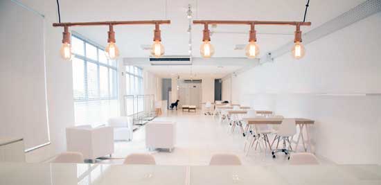 Coworking em branco