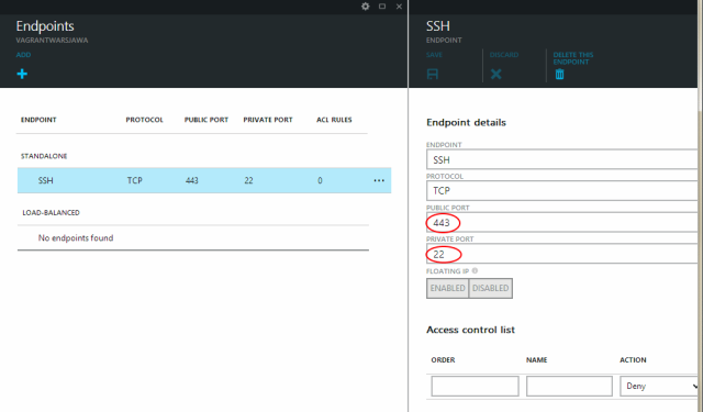 azure endpoints