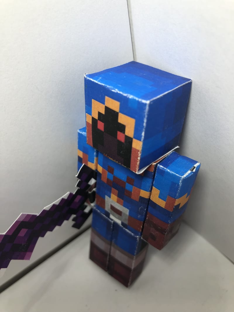 Pixel Papercraft Wargen Minecraft Dungeons