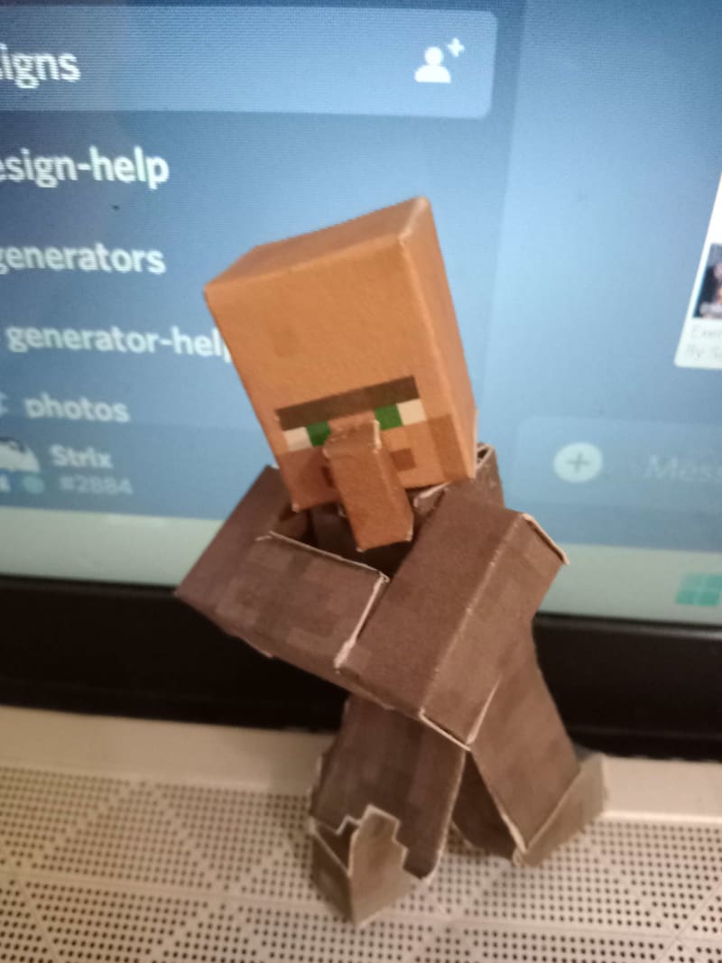 Pixel Papercraft Ultimate Bendable Villager