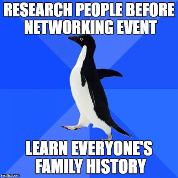 Preparing for a networking event involves more than just showing up