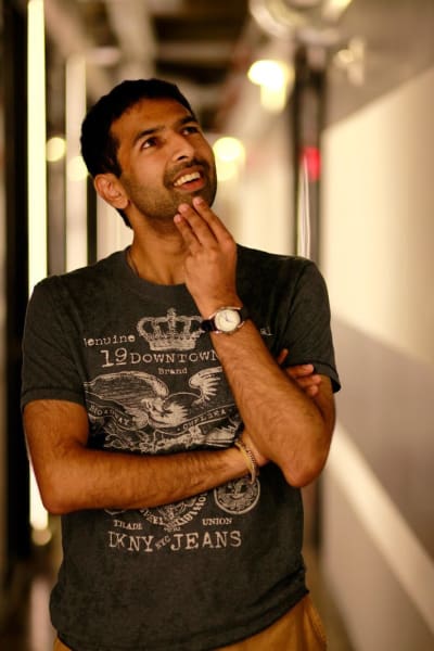 Photo of Karthik, Co-Founder and CEO of Kinnek, an NYC-based B2B tech startup