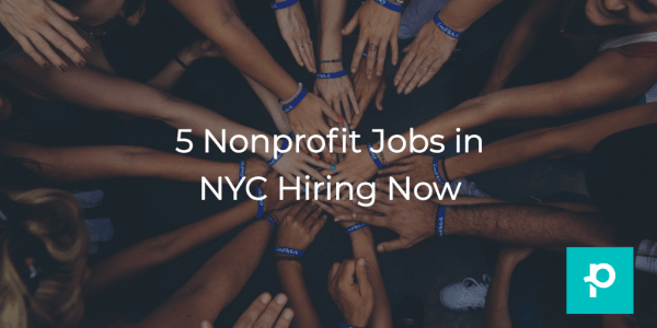 Looking to make a difference at a non-profit organization in NYC? These five are all hiring now.