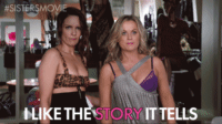 Amy Poehler in Sisters Movie saying "I like the story it tells"