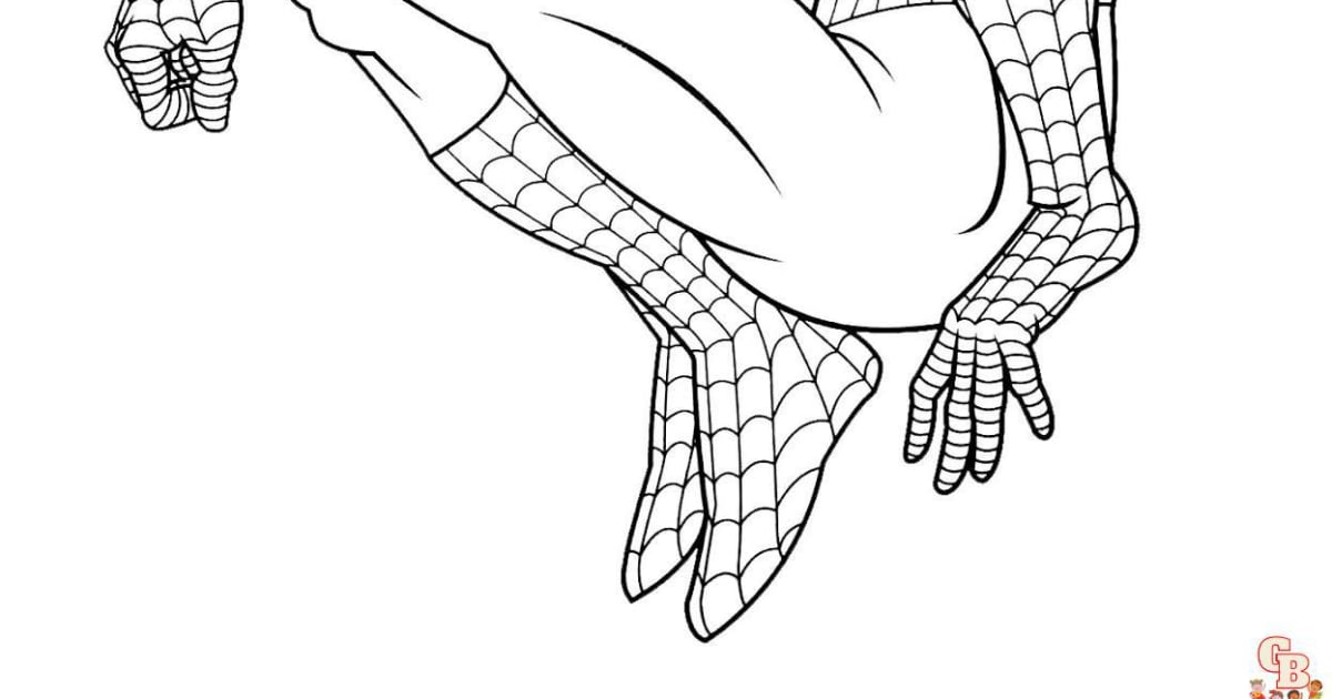 Coloriage spiderman pour enfant 