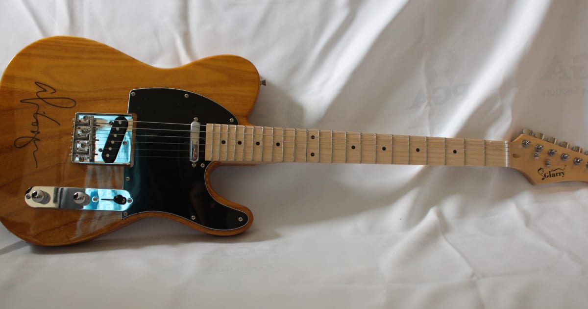 Alice Cooper Signed Guitar Harvick4Heroes PGA REACH Auction