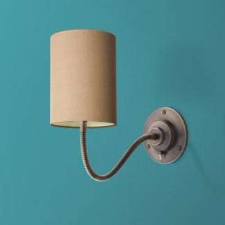 Lissome wall fitting in bronze