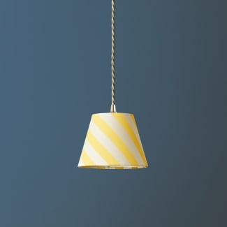 18cm pendant shade in sunshine stripes