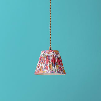 18cm pendant shade in cosmo Hyacinth from Sanderson's 'Archive'